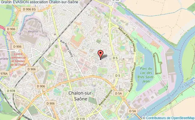 plan association Evasion Chalon-sur-Saône