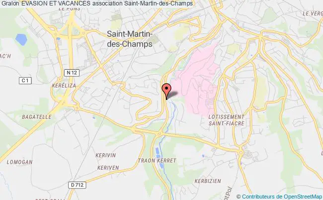 plan association Evasion Et Vacances Saint-Martin-des-Champs