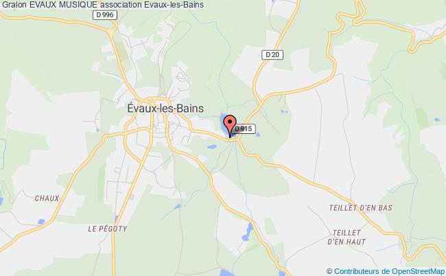 plan association Evaux Musique Évaux-les-Bains