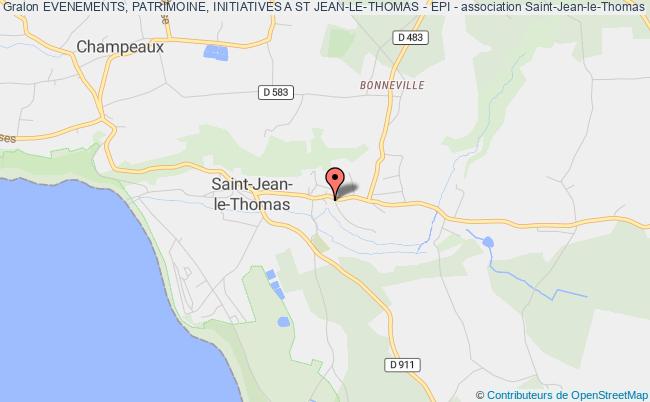 plan association Evenements, Patrimoine, Initiatives A St Jean-le-thomas - Epi - Saint-Jean-le-Thomas
