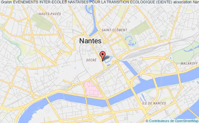 plan association Evenements Inter-ecoles Nantaises Pour La Transition Ecologique (eiente) Nantes