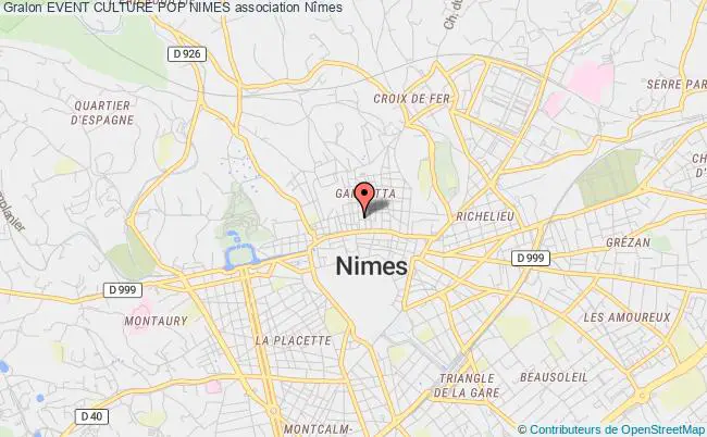 plan association Event Culture Pop Nimes Nîmes