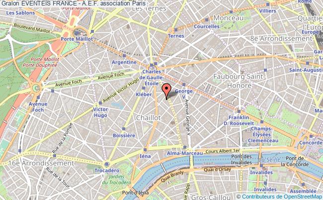 plan association EventeÏs France - A.e.f. Paris