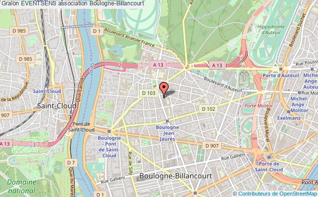 plan association Eventsens Boulogne-Billancourt