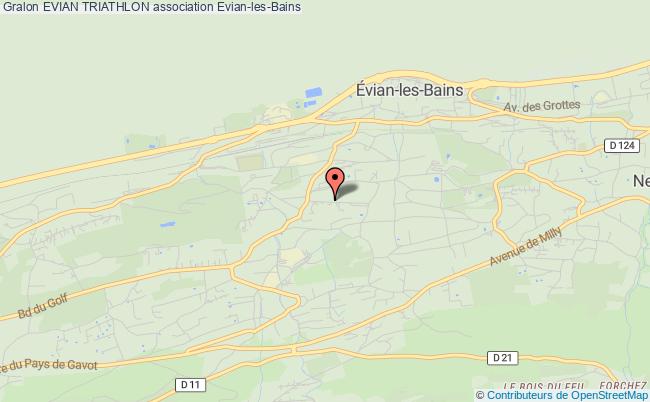 plan association Evian Triathlon Évian-les-Bains