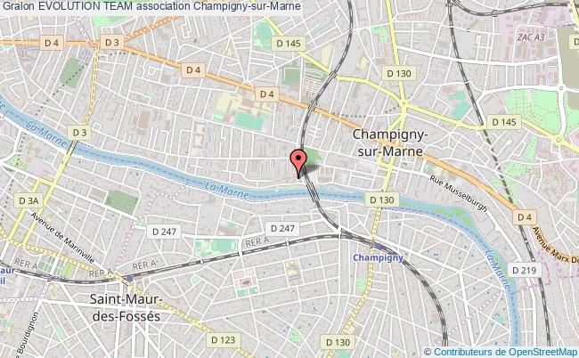 plan association Evolution Team Champigny-sur-Marne