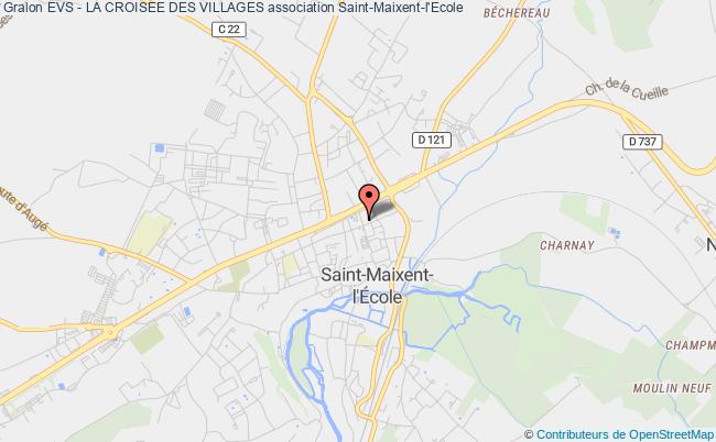 plan association Evs - La Croisee Des Villages Saint-Maixent-l'École