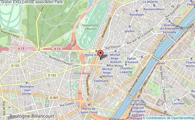 plan association Exeldanse Paris