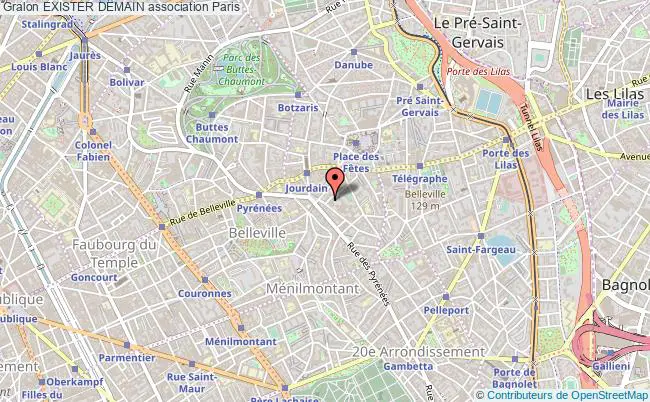 plan association Exister Demain Paris