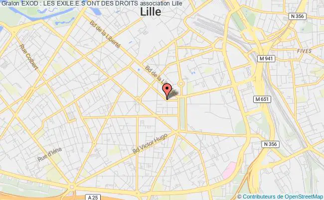 plan association Exod : Les Exile.e.s Ont Des Droits Lille