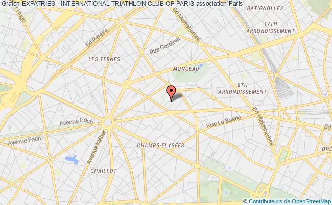 plan association Expatries - International Triathlon Club Of Paris Paris