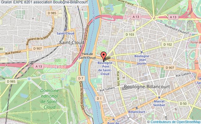 plan association Expe 8201 Boulogne-Billancourt
