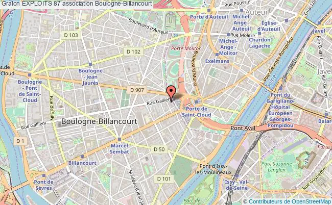 plan association Exploits 87 Boulogne-Billancourt