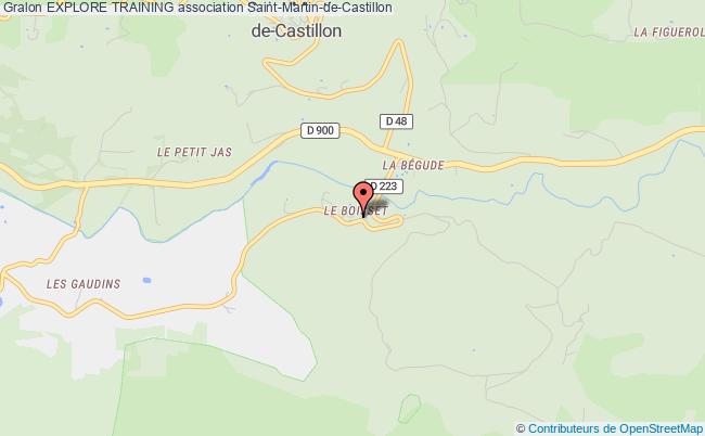 plan association Explore Training Saint-Martin-de-Castillon