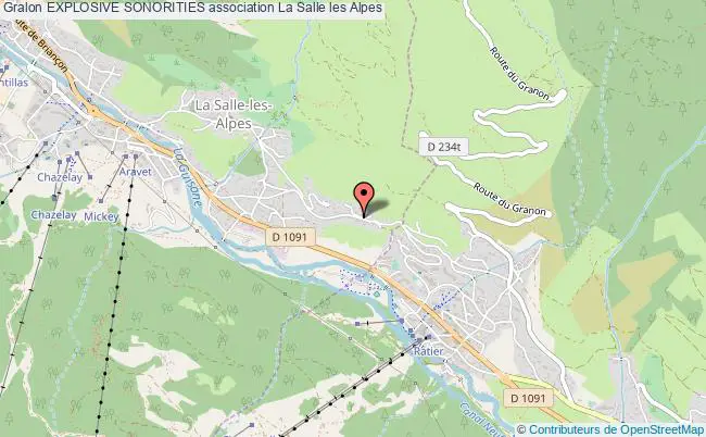 plan association Explosive Sonorities La Salle les Alpes