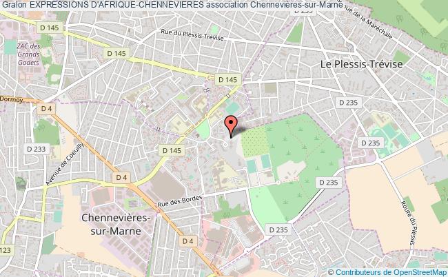 plan association Expressions D'afrique-chennevieres Chennevières-sur-Marne