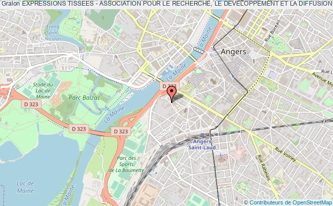 plan association Expressions Tissees - Association Pour Le Recherche, Le Developpement Et La Diffusion De La Tapisserie Angers