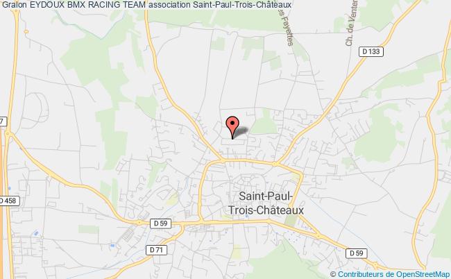 plan association Eydoux Bmx Racing Team Saint-Paul-Trois-Châteaux