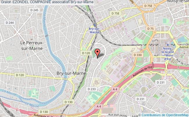 plan association Ezondel Compagnie Bry-sur-Marne