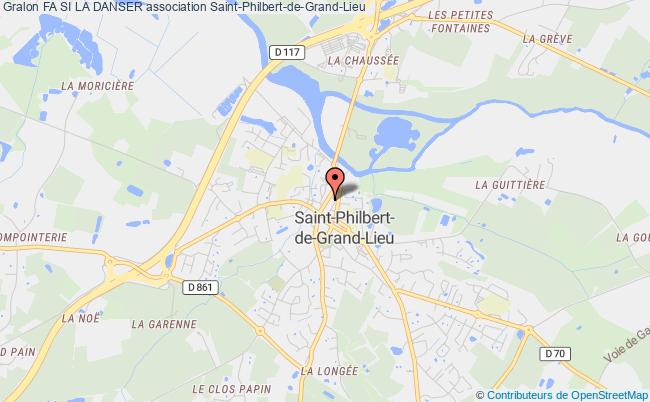 plan association Fa Si La Danser Saint-Philbert-de-Grand-Lieu