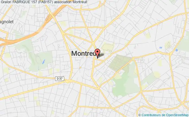 plan association Fabrique 157 (fab157) Montreuil
