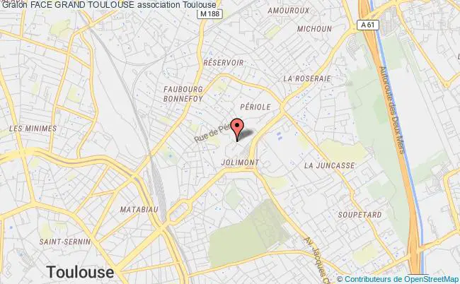 plan association Face Grand Toulouse Toulouse