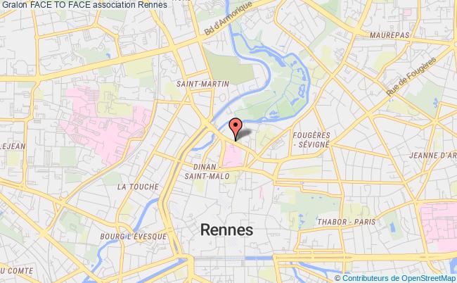 plan association Face To Face Rennes