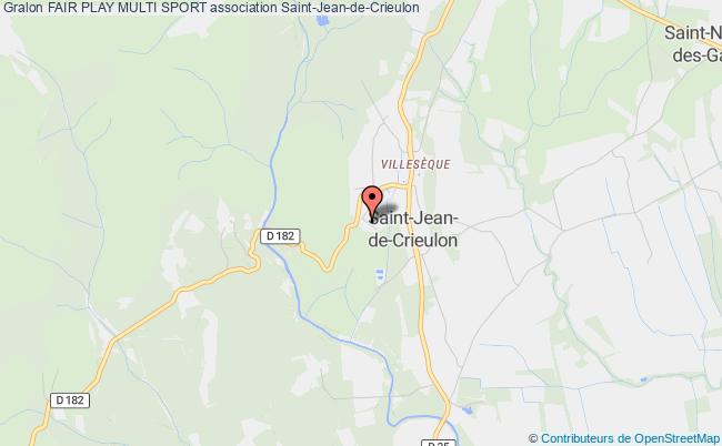 plan association Fair Play Multi Sport Saint-Jean-de-Crieulon