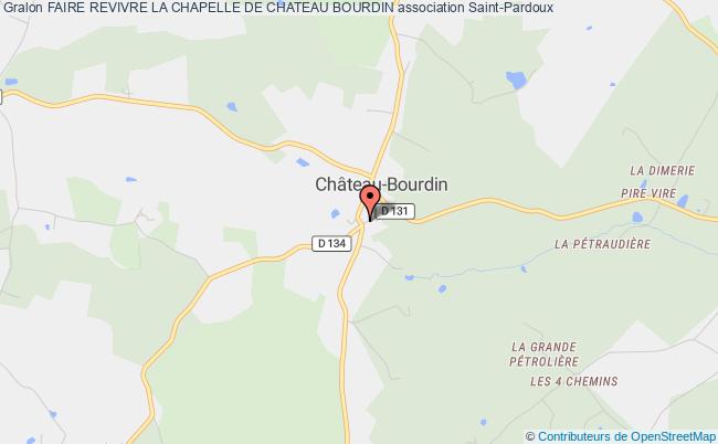 plan association Faire Revivre La Chapelle De Chateau Bourdin Saint-Pardoux-Soutiers