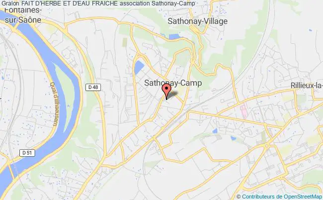 plan association Fait D'herbe Et D'eau Fraiche Sathonay-Camp