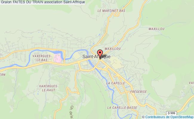 plan association Faites Du Train Saint-Affrique