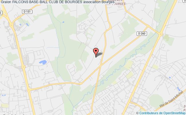 plan association Falcons Base-ball Club De Bourges Bourges
