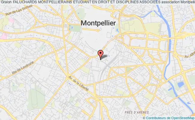 plan association Faluchards Montpellierains Etudiant En Droit Et Disciplines Associees Montpellier