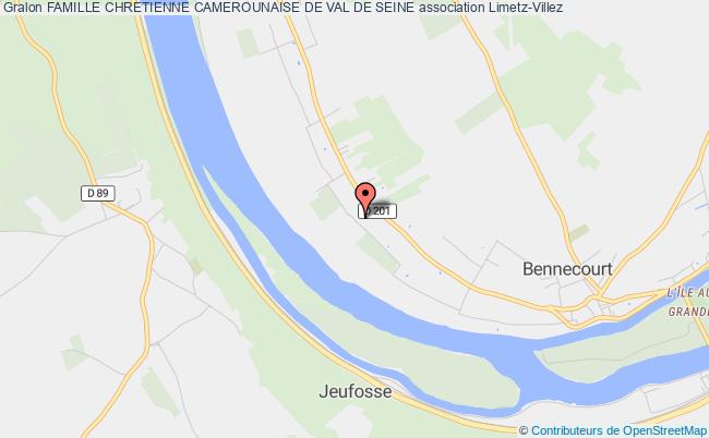 plan association Famille Chretienne Camerounaise De Val De Seine Limetz-Villez