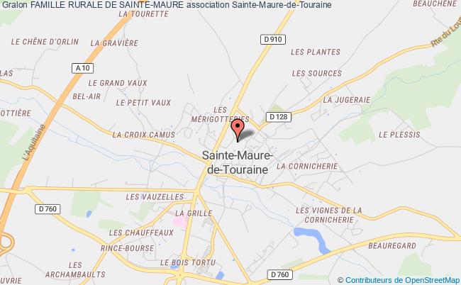 plan association Famille Rurale De Sainte-maure Sainte-Maure-de-Touraine
