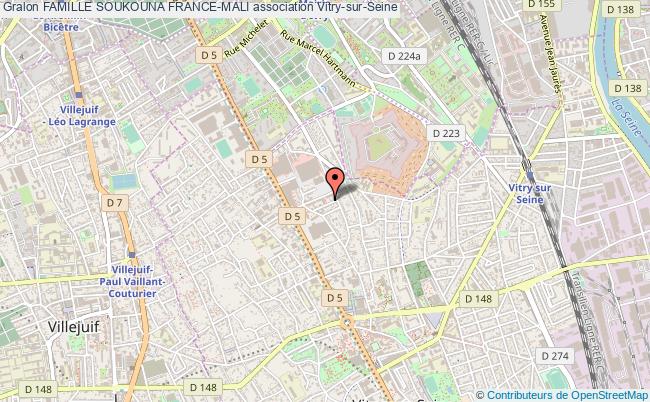 plan association Famille Soukouna France-mali Vitry-sur-Seine