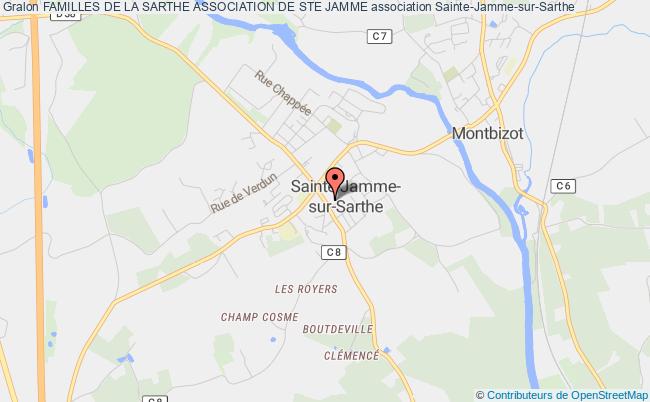 plan association Familles De La Sarthe Association De Ste Jamme Sainte-Jamme-sur-Sarthe