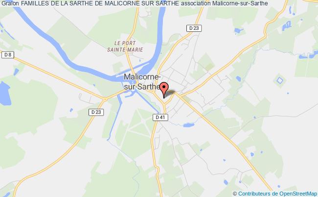 plan association Familles De La Sarthe De Malicorne Sur Sarthe Malicorne-sur-Sarthe