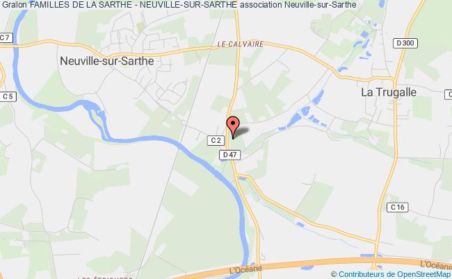 plan association Familles De La Sarthe - Neuville-sur-sarthe Neuville-sur-Sarthe