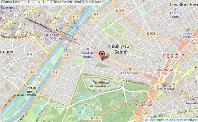 plan association Familles De Neuilly Neuilly-sur-Seine