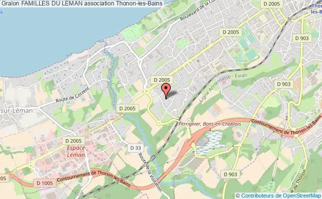 plan association Familles Du LÉman Thonon-les-Bains