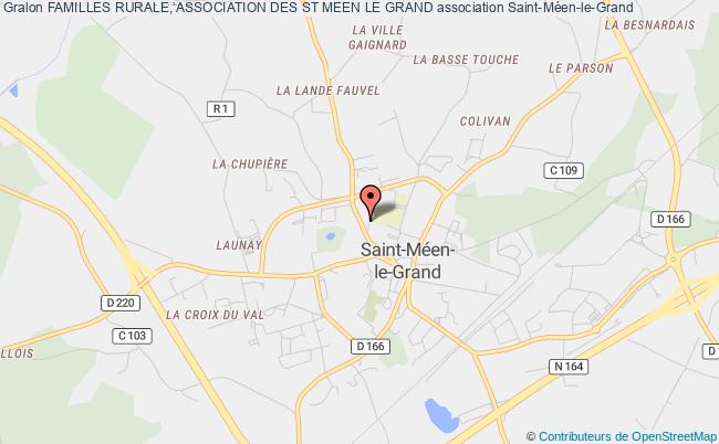 plan association Familles Rurale, Association Des St Meen Le Grand Saint-Méen-le-Grand
