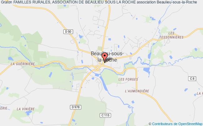 plan association Familles Rurales, Association De Beaulieu Sous La Roche Beaulieu-sous-la-Roche