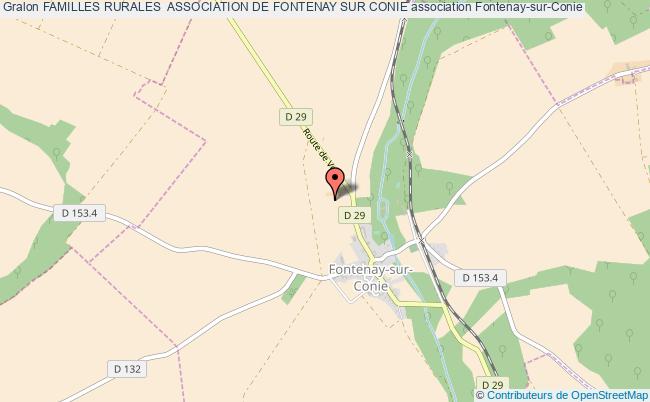 plan association Familles Rurales  Association De Fontenay Sur Conie Fontenay-sur-Conie