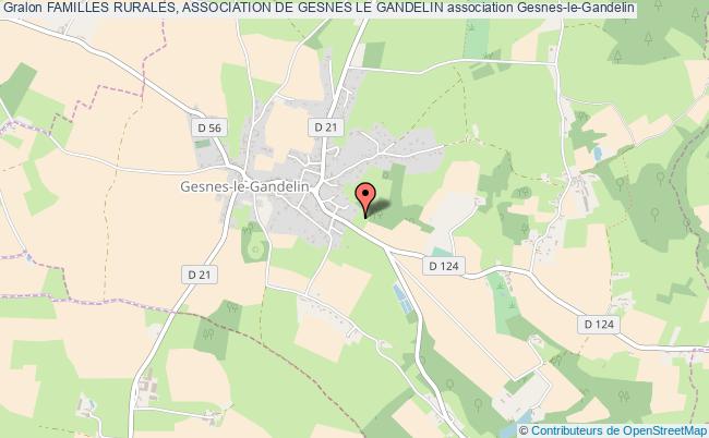 plan association Familles Rurales, Association De Gesnes Le Gandelin Gesnes-le-Gandelin