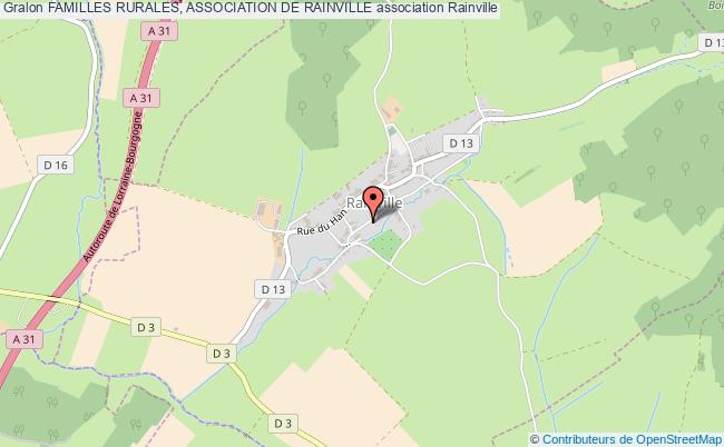 plan association Familles Rurales, Association De Rainville Rainville