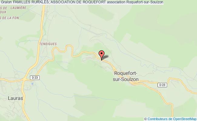plan association Familles Rurales, Association De Roquefort Roquefort-sur-Soulzon
