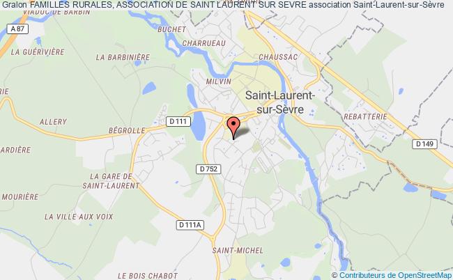 plan association Familles Rurales, Association De Saint Laurent Sur Sevre Saint-Laurent-sur-Sèvre