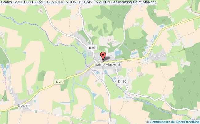 plan association Familles Rurales, Association De Saint Maixent Saint-Maixent