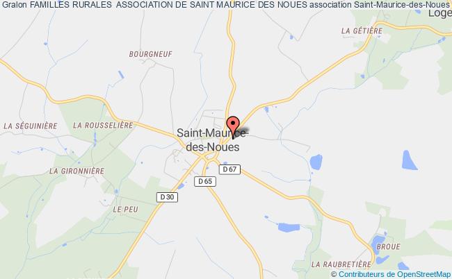 plan association Familles Rurales  Association De Saint Maurice Des Noues Saint-Maurice-des-Noues